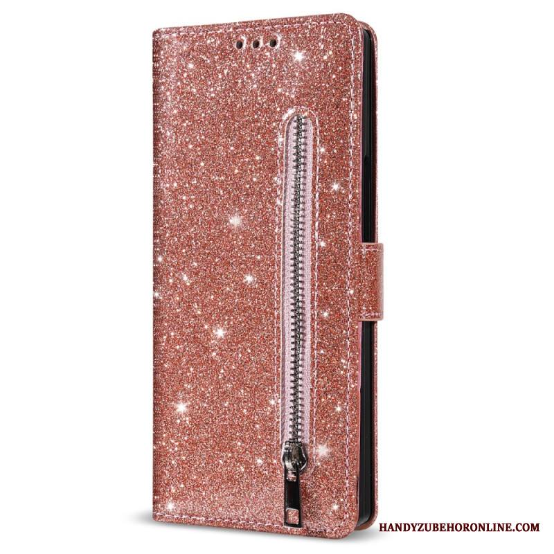 Nahkakotelo Samsung Galaxy Z Fold 7 Kimaltava