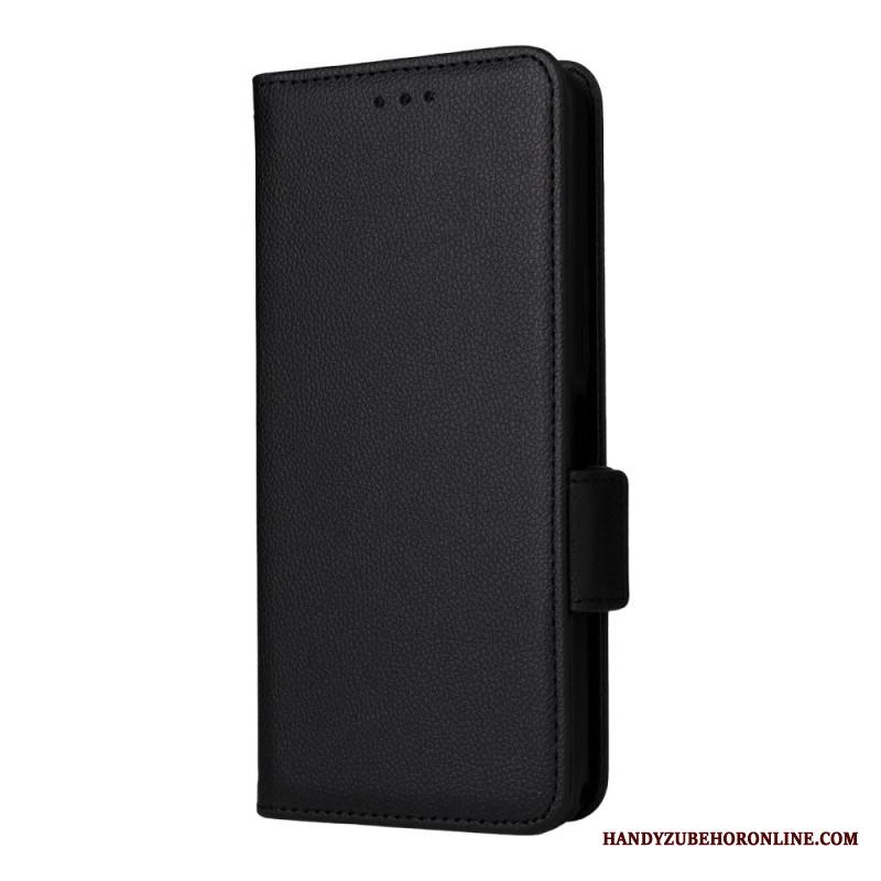 Nahkakotelo Sony Xperia 1 Vii Litsikuvio Hihnalla