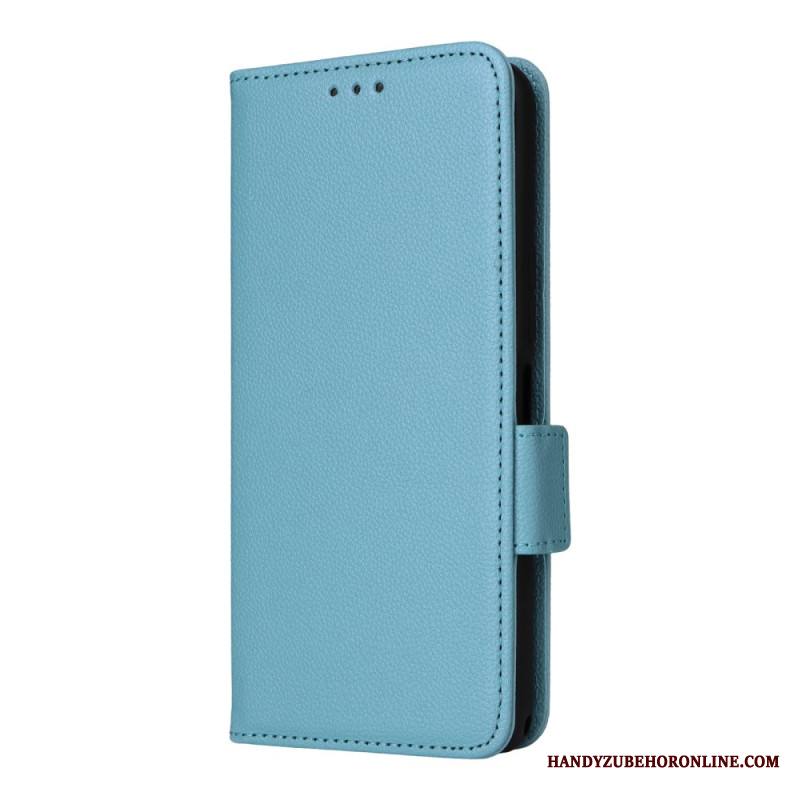 Nahkakotelo Sony Xperia 1 Vii Litsikuvio Hihnalla