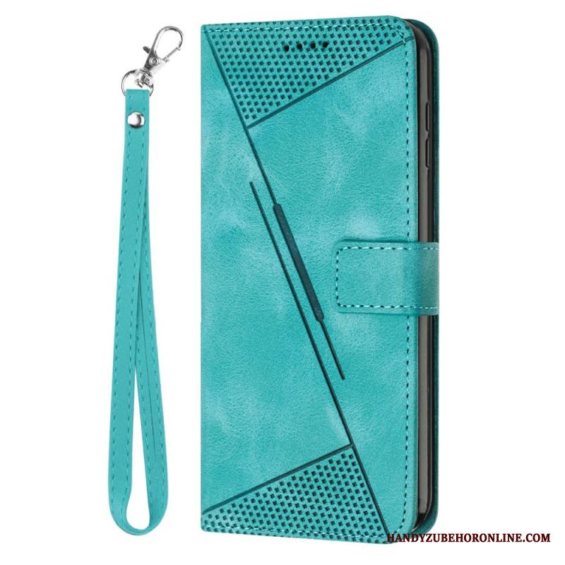 Nahkakotelo Sony Xperia 10 Vii Geometrinen Kuvio