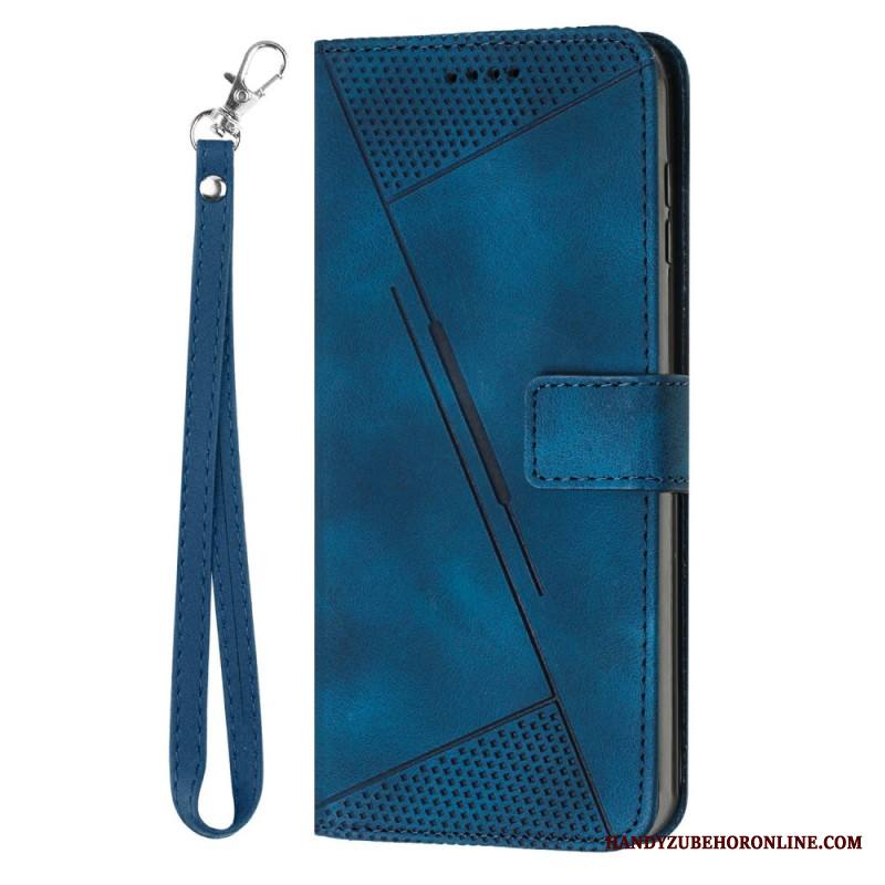 Nahkakotelo Sony Xperia 10 Vii Geometrinen Kuvio