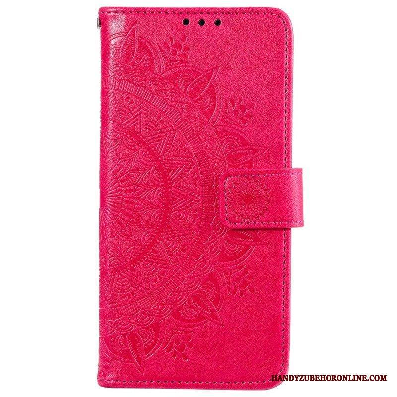 Nahkakotelo Xiaomi 12 / 12X Auringon Mandala