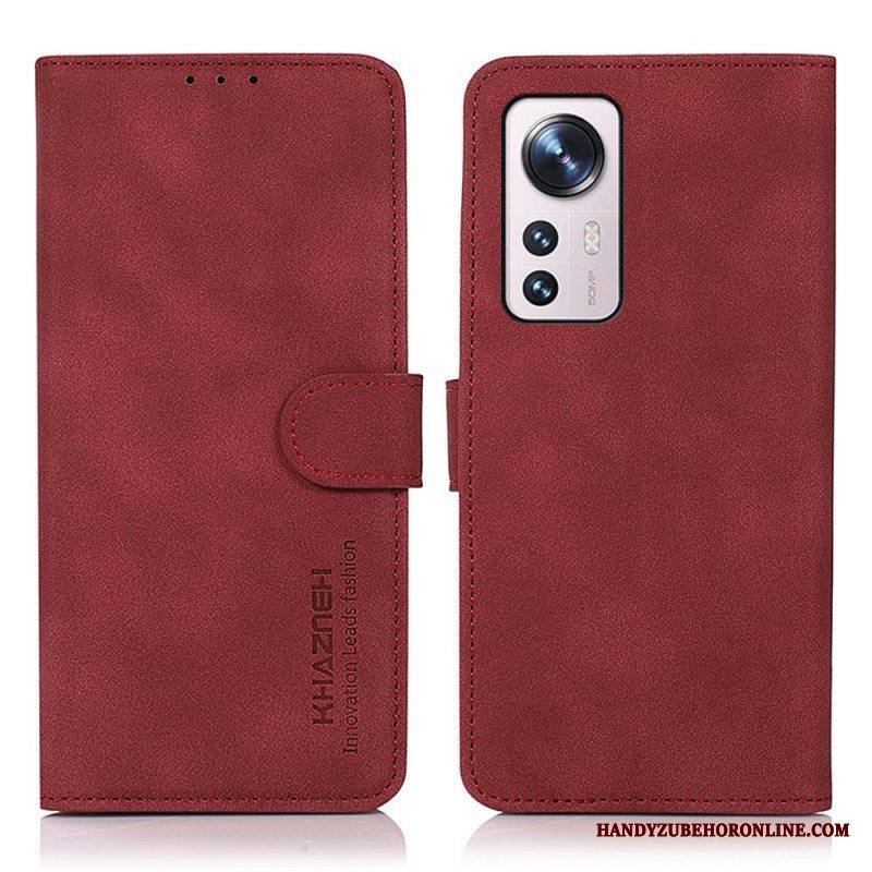 Nahkakotelo Xiaomi 12 Pro Khazneh Fashion Leather Effect