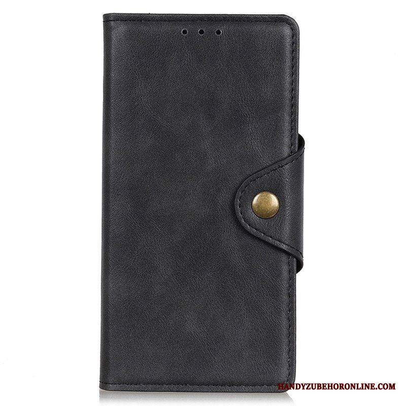 Nahkakotelo Xiaomi 12T / 12T Pro Magneettinen Keinonahkainen Painike