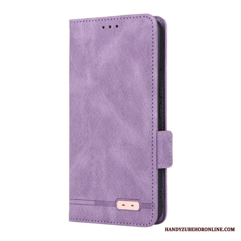 Nahkakotelo Xiaomi 15 Lompakko Metallisella Koristeella