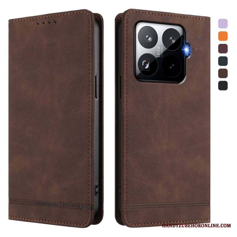 Nahkakotelo Xiaomi 15t Pro Rfid-suojattu