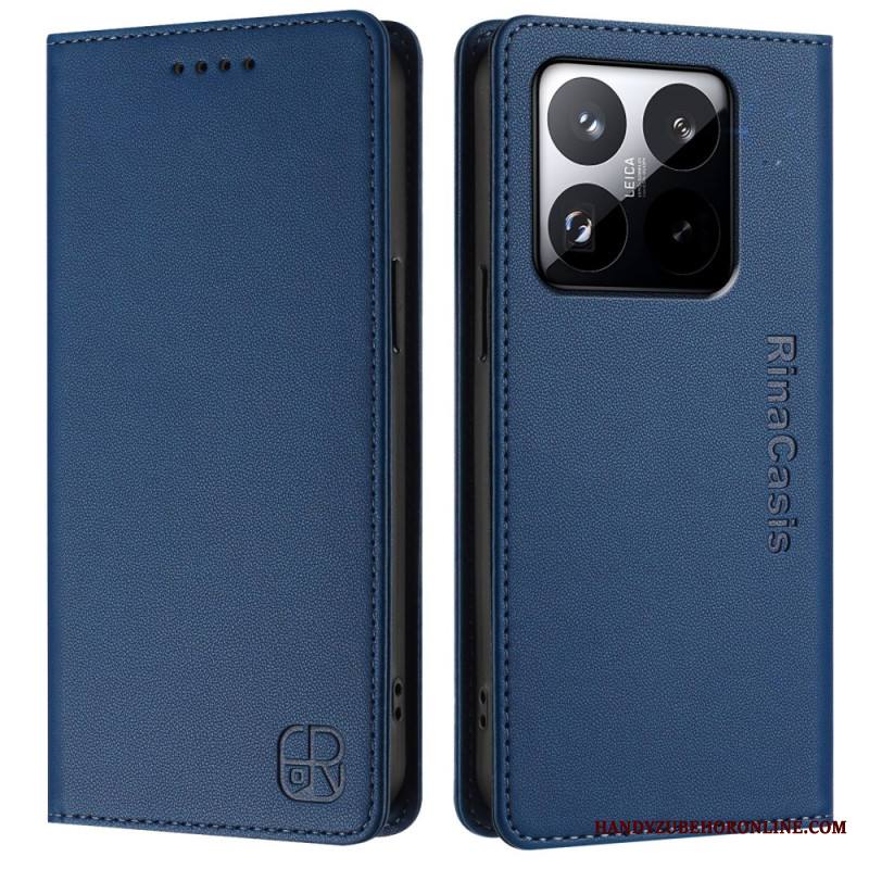 Nahkakotelo Xiaomi 15t Rfid-lompakko