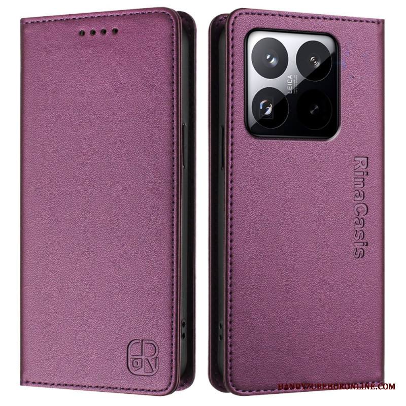 Nahkakotelo Xiaomi 15t Rfid-lompakko