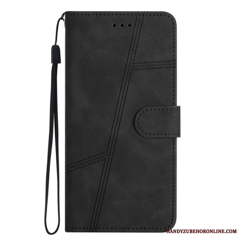 Nahkakotelo Xiaomi 15t Viivat Ja Raidat