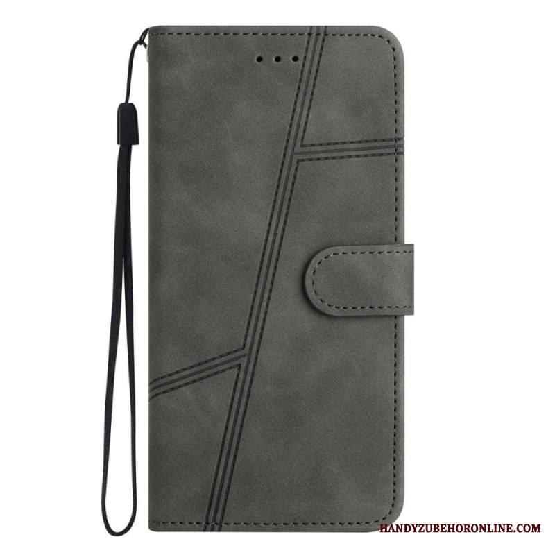 Nahkakotelo Xiaomi 15t Viivat Ja Raidat