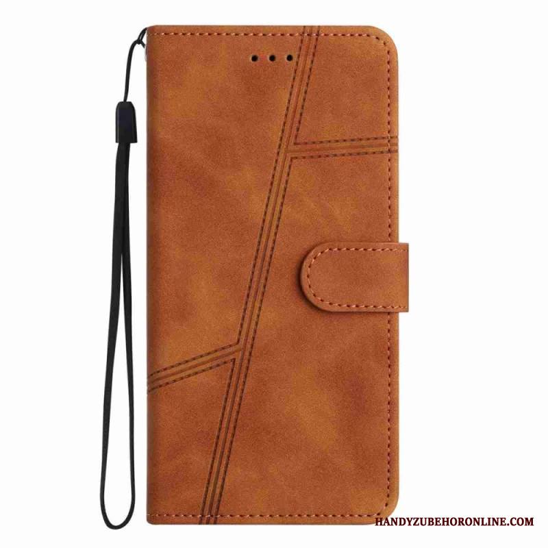 Nahkakotelo Xiaomi 15t Viivat Ja Raidat