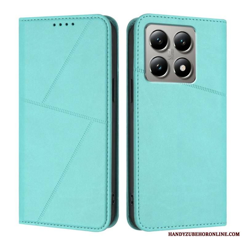 Nahkakotelo Xiaomi 15t Viivat Suojakuori