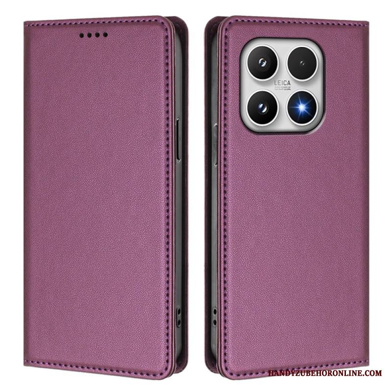 Nahkakotelo Xiaomi 17 Magneettinen Suljin Ja Rfid-suojaus