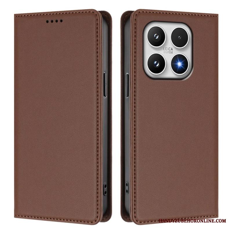 Nahkakotelo Xiaomi 17 Magneettinen Suljin Ja Rfid-suojaus