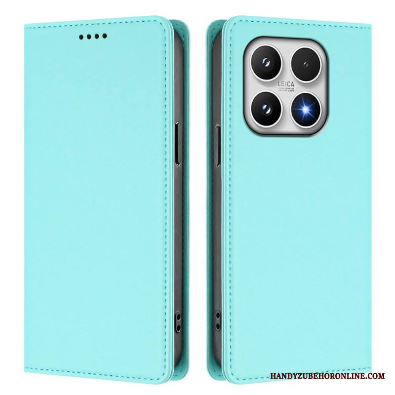 Nahkakotelo Xiaomi 17 Magneettinen Suljin Ja Rfid-suojaus