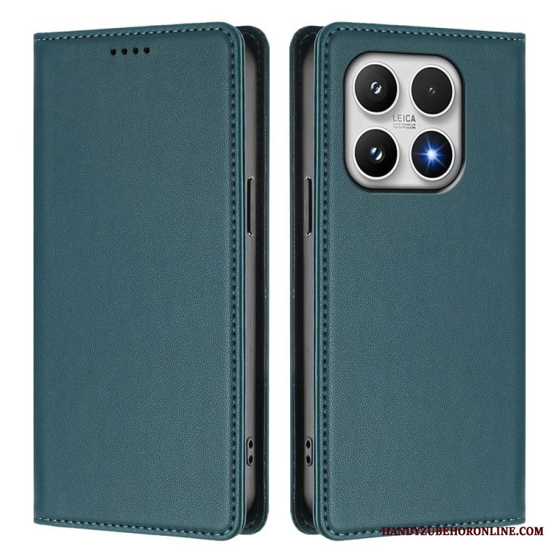 Nahkakotelo Xiaomi 17 Magneettinen Suljin Ja Rfid-suojaus