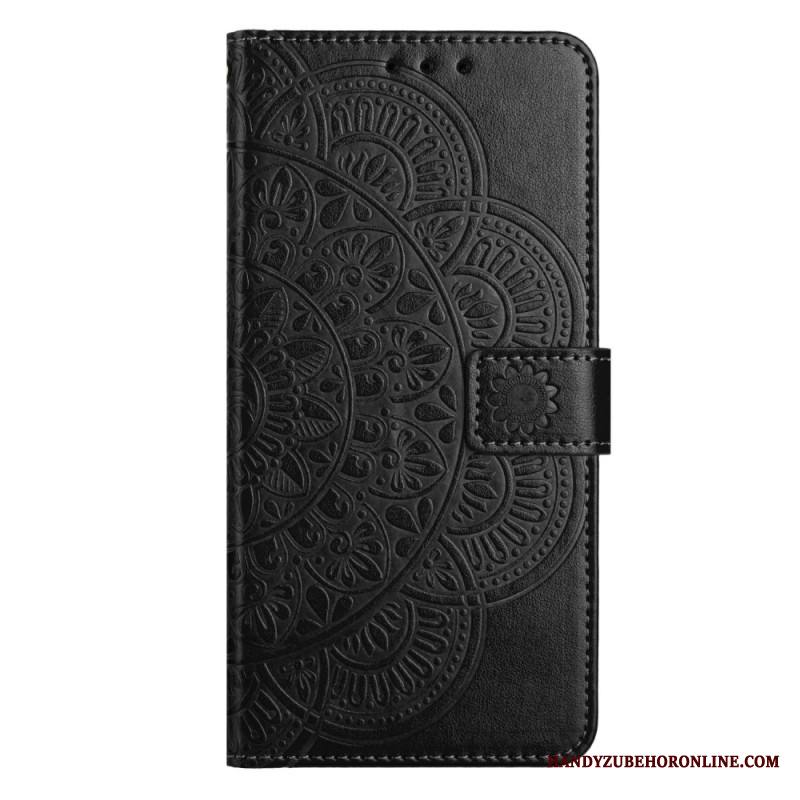 Nahkakotelo Xiaomi 17 Mandala-kaiverrus