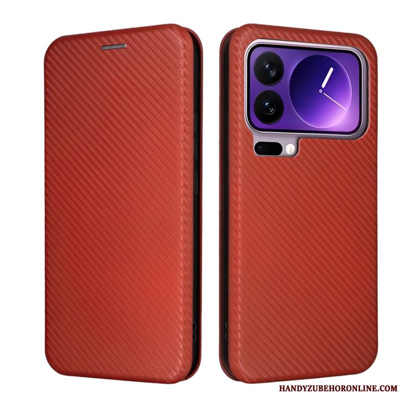 Nahkakotelo Xiaomi 17 Pro Max Hiilikuitu