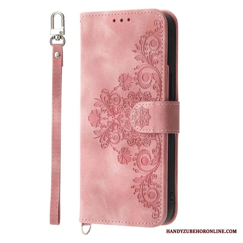 Nahkakotelo Xiaomi 17 Pro Max Pitsi Hihnalla Ja Olkahihnalla