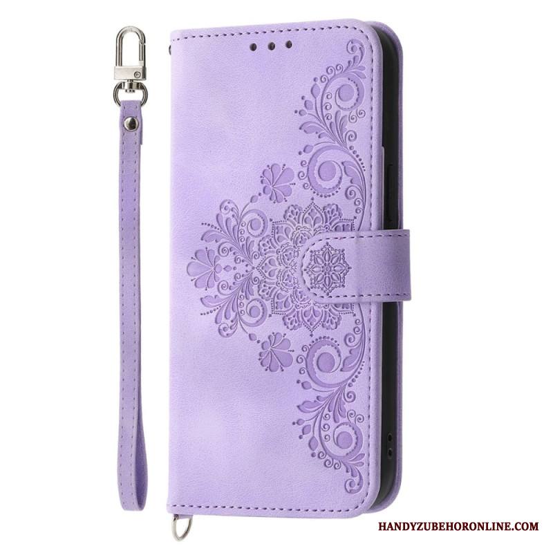 Nahkakotelo Xiaomi 17 Pro Max Pitsi Hihnalla Ja Olkahihnalla