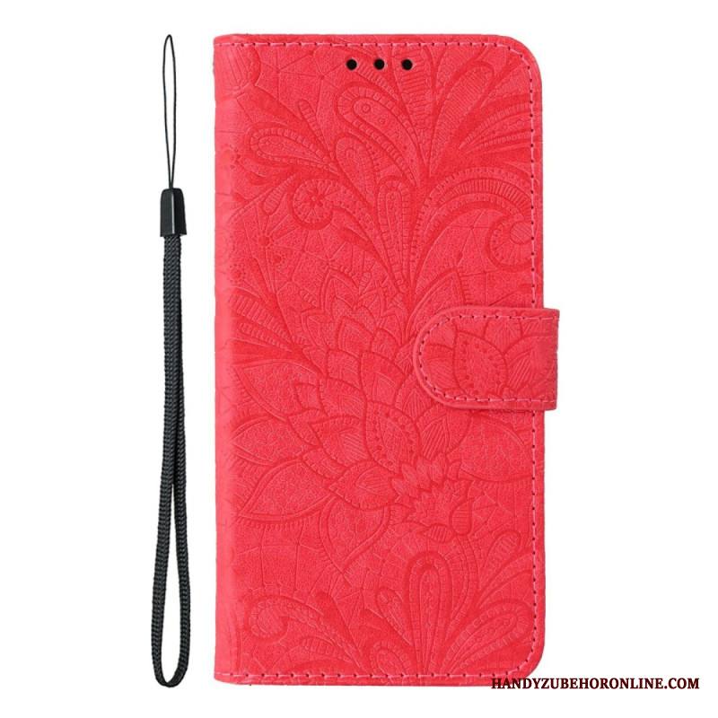 Nahkakotelo Xiaomi 17 Pro Max Pitsikukat