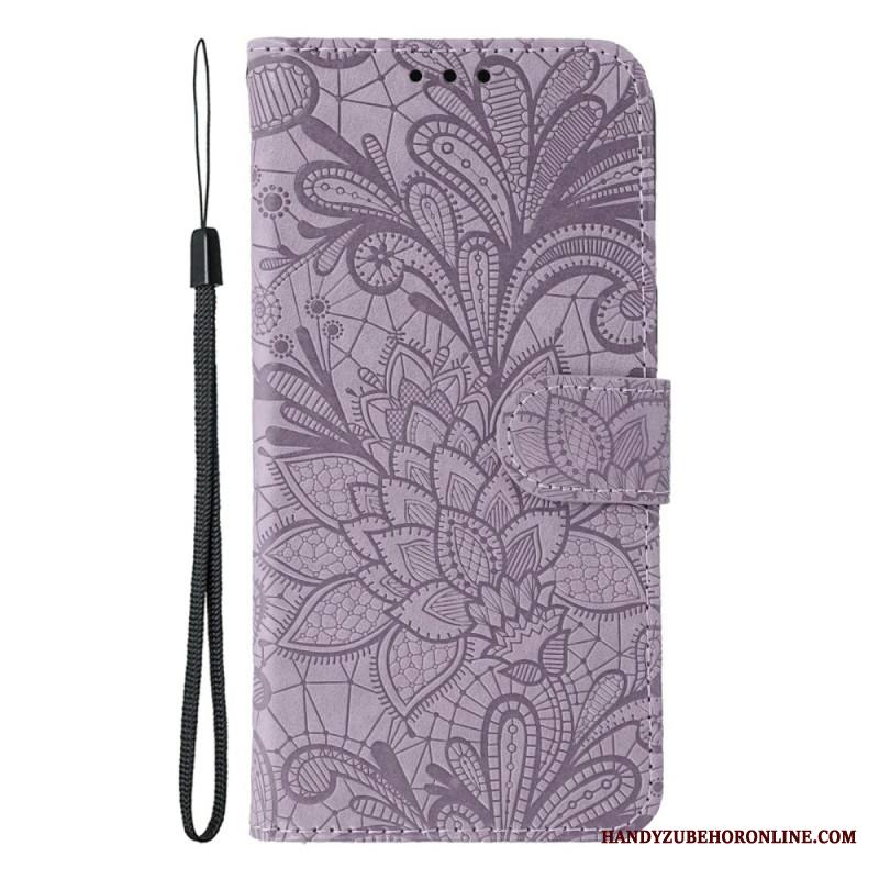 Nahkakotelo Xiaomi 17 Pro Max Pitsikukat