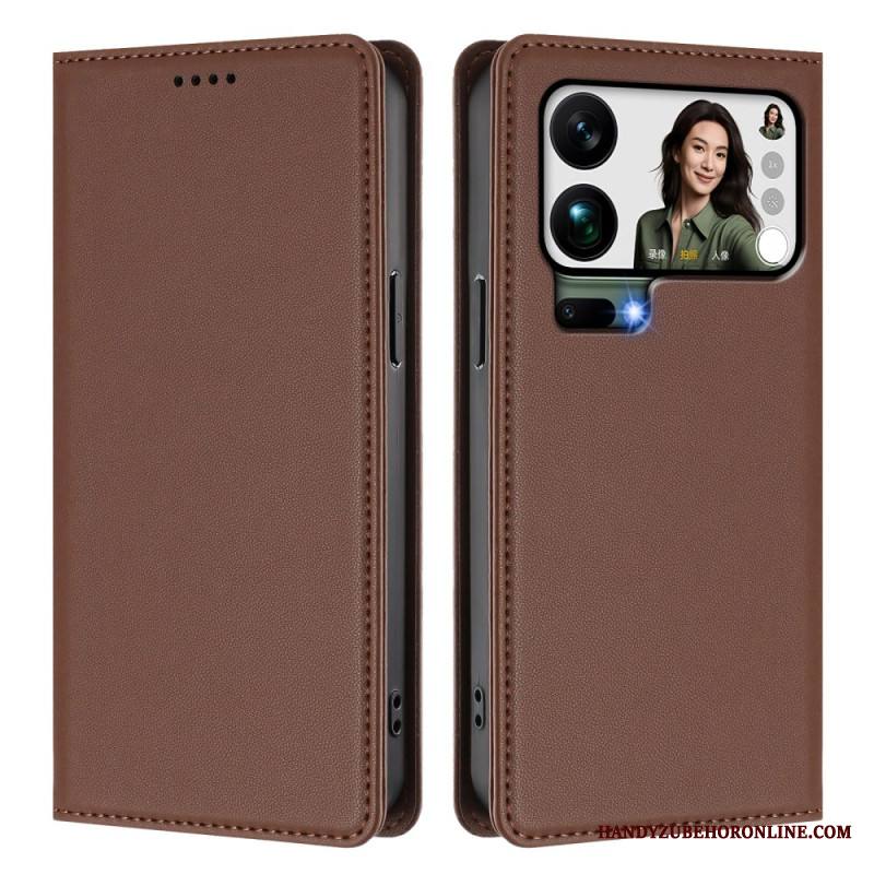 Nahkakotelo Xiaomi 17 Pro Max Puhelinkuoret Magneettinen Suljin Ja Rfid-suojaus