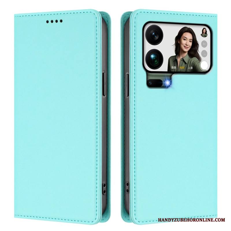 Nahkakotelo Xiaomi 17 Pro Max Puhelinkuoret Magneettinen Suljin Ja Rfid-suojaus