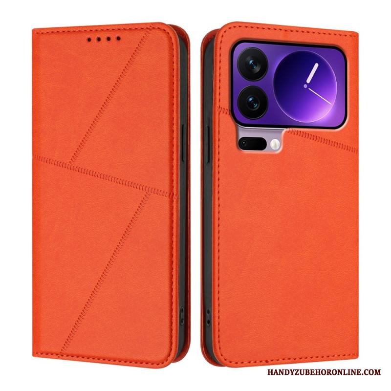 Nahkakotelo Xiaomi 17 Pro Viivakuvio