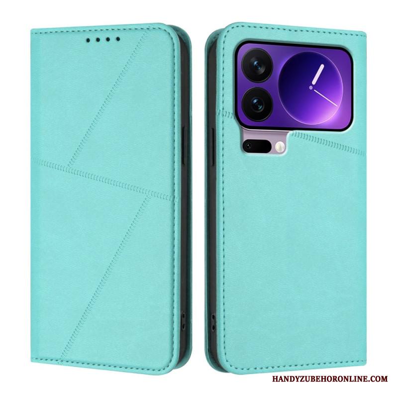 Nahkakotelo Xiaomi 17 Pro Viivakuvio