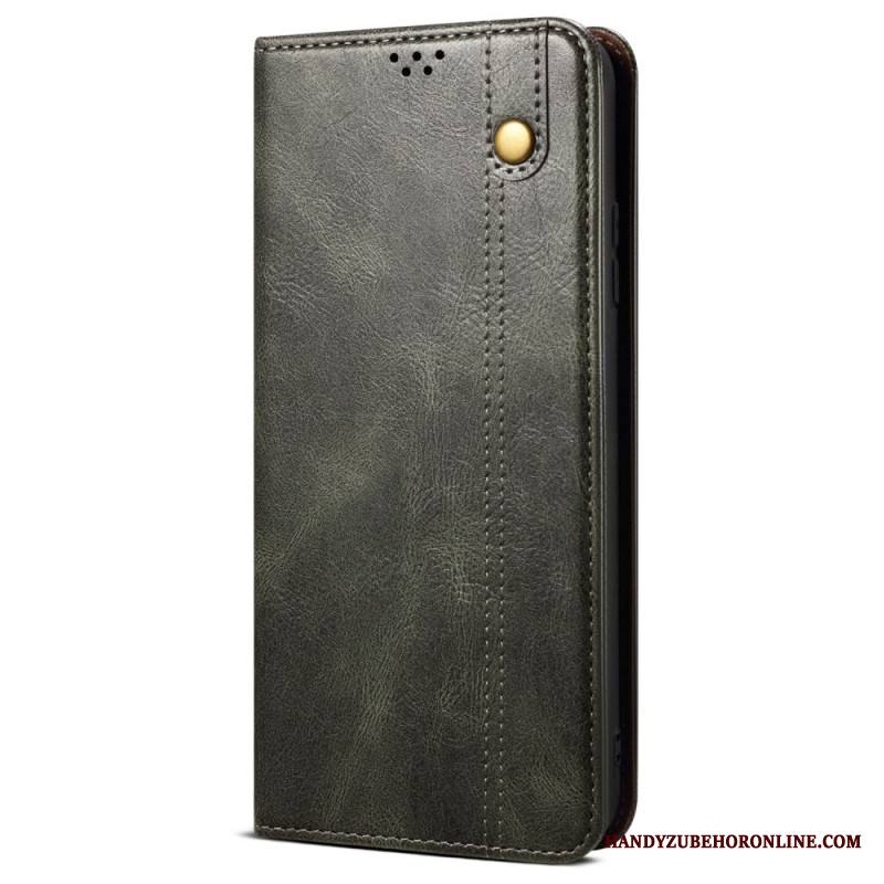 Nahkakotelo Xiaomi 17 Vahattu Nahkajäljitelmä