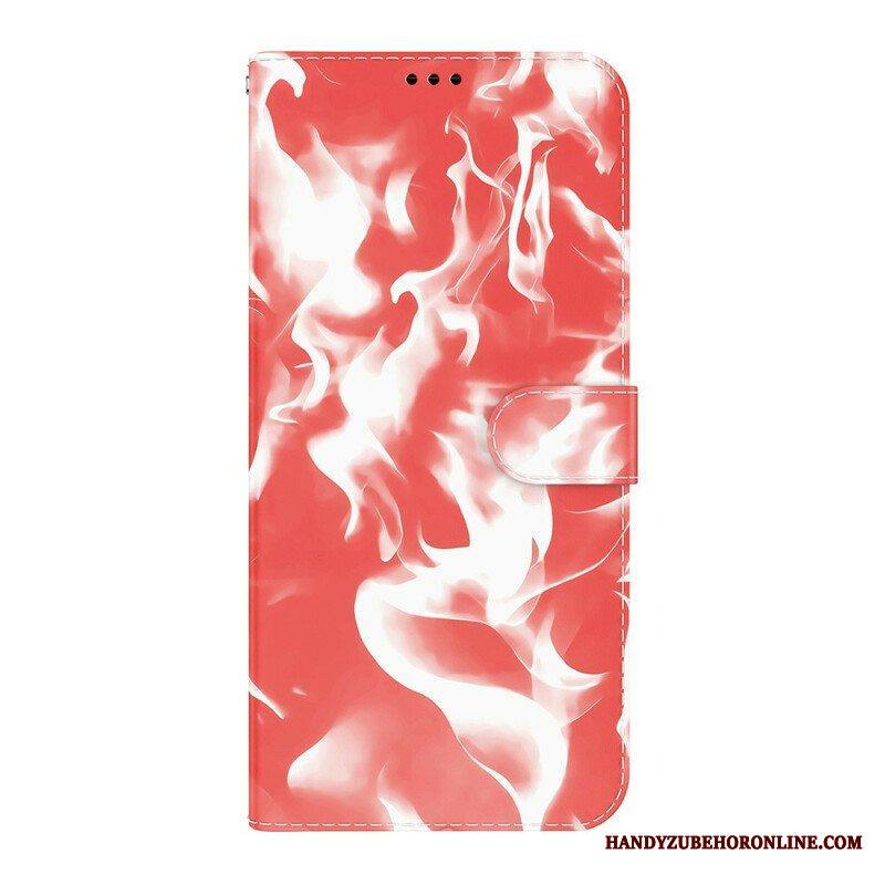 Nahkakotelo Xiaomi Redmi Note 10 5G Abstrakti Kuvio