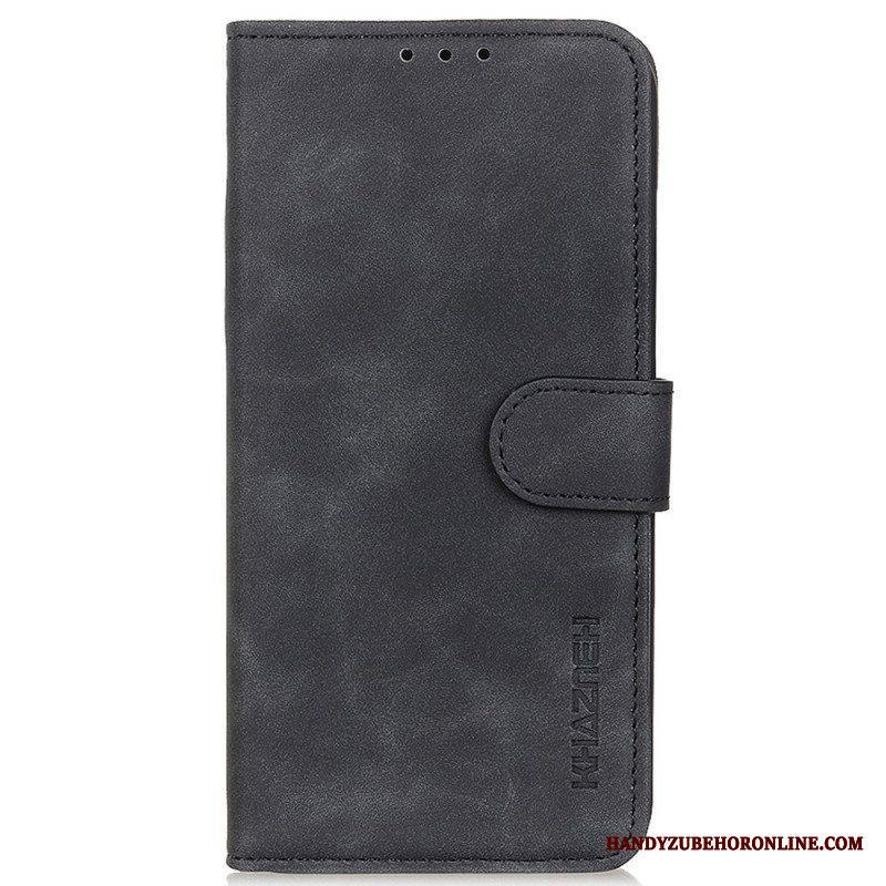 Nahkakotelo Xiaomi Redmi Note 11 / 11S Khazneh Vintage Nahkaefekti