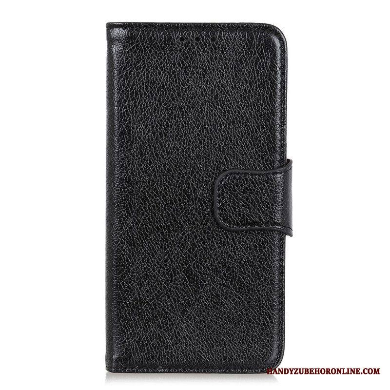 Nahkakotelo Xiaomi Redmi Note 11 Pro / 11 Pro 5G Halkaistu Nappan Nahka