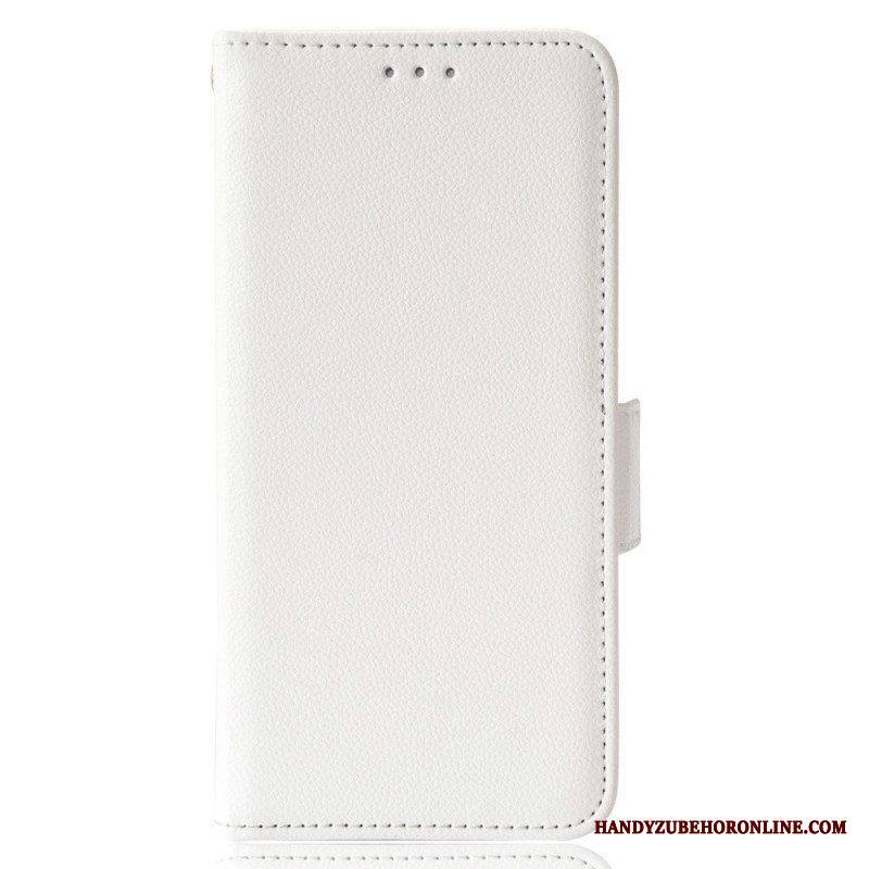 Nahkakotelo Xiaomi Redmi Note 11 Pro / 11 Pro 5G Litsi Tekonahkaa