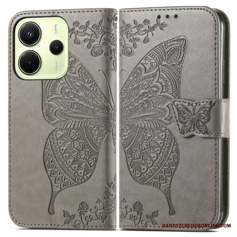 Nahkakotelo Xiaomi Redmi Note 14 4g Barokkityylinen Perhonen