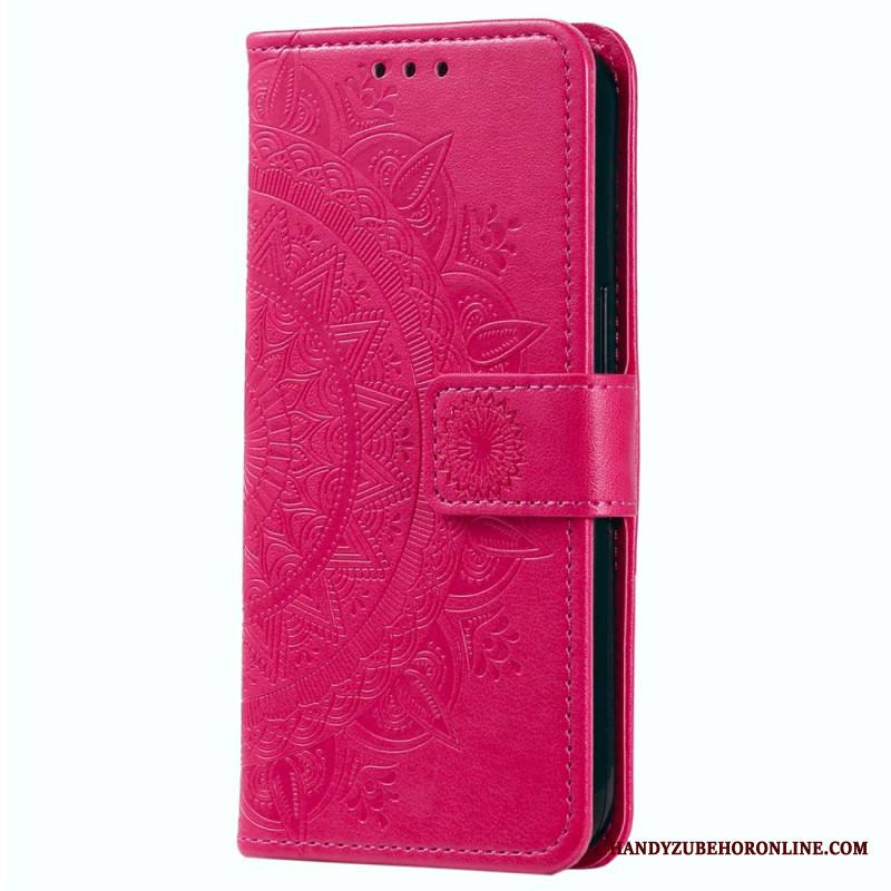 Nahkakotelo Xiaomi Redmi Note 14 4g Mandala-aurinko