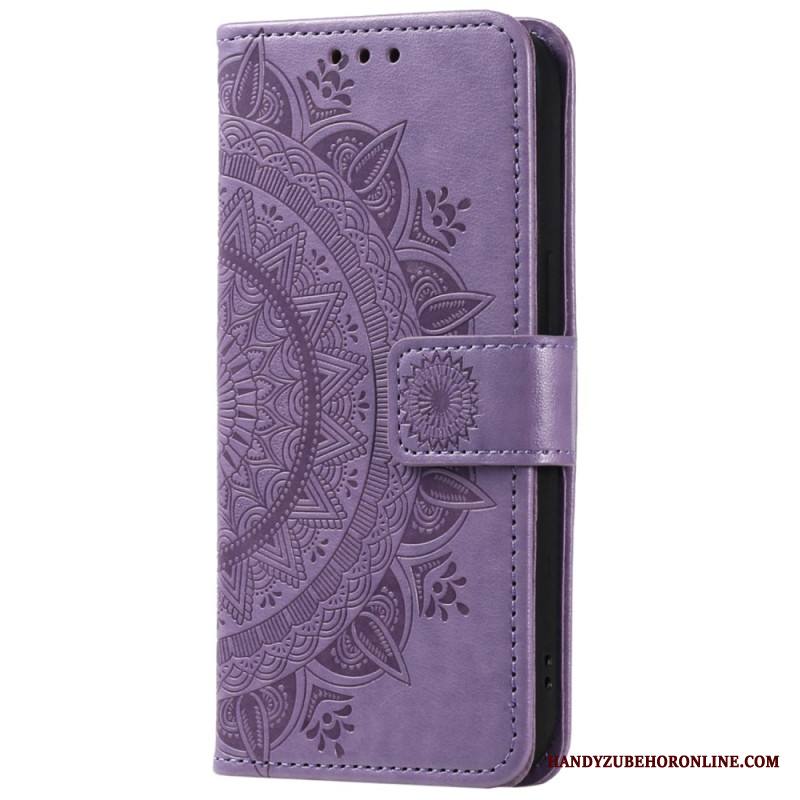 Nahkakotelo Xiaomi Redmi Note 14 4g Mandala-aurinko