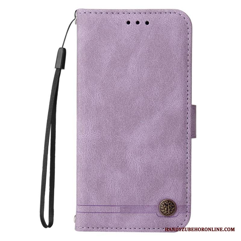 Nahkakotelo Xiaomi Redmi Note 14 4g Retroefekti