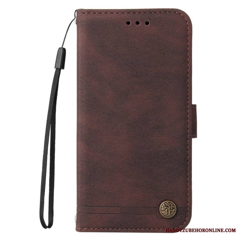 Nahkakotelo Xiaomi Redmi Note 14 4g Retroefekti