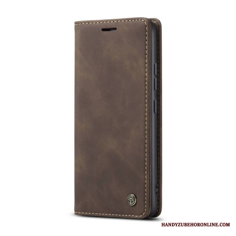 Nahkakotelo Xiaomi Redmi Note 14 5g Caseme Nahkaefekti Suojakuori