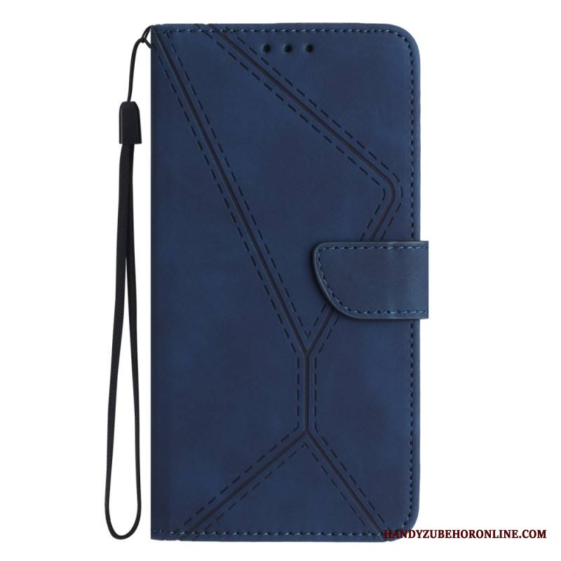 Nahkakotelo Xiaomi Redmi Note 14 5g Hihnan Linjat Ja Vetimet