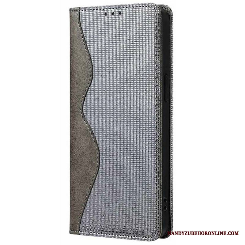 Nahkakotelo Xiaomi Redmi Note 14 5g Rfid-suojauksella Ja Aaltoilevalla Muotoilulla