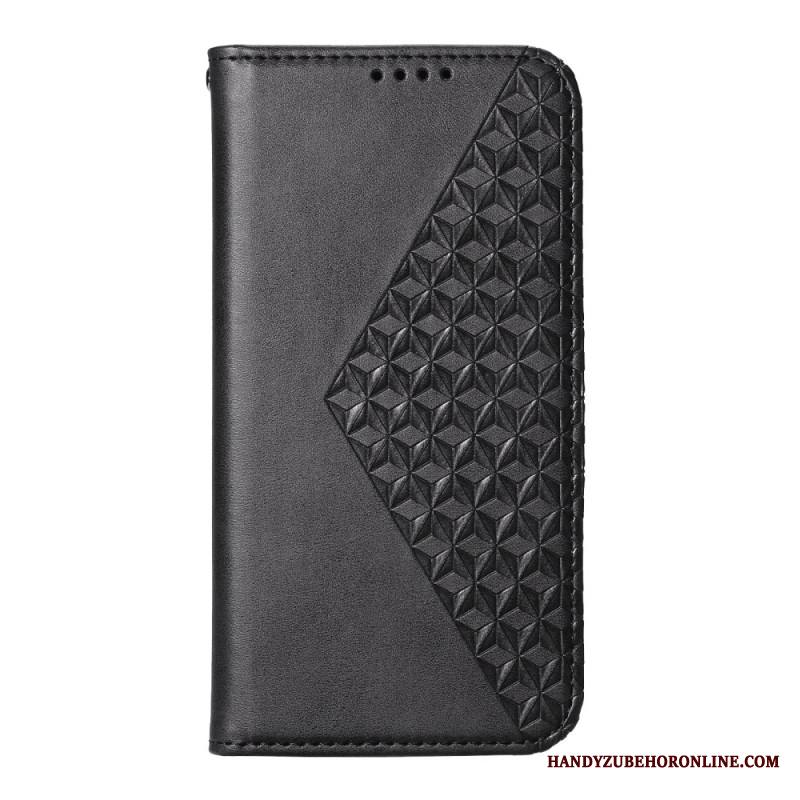 Nahkakotelo Xiaomi Redmi Note 14 5g Timanttikuvio