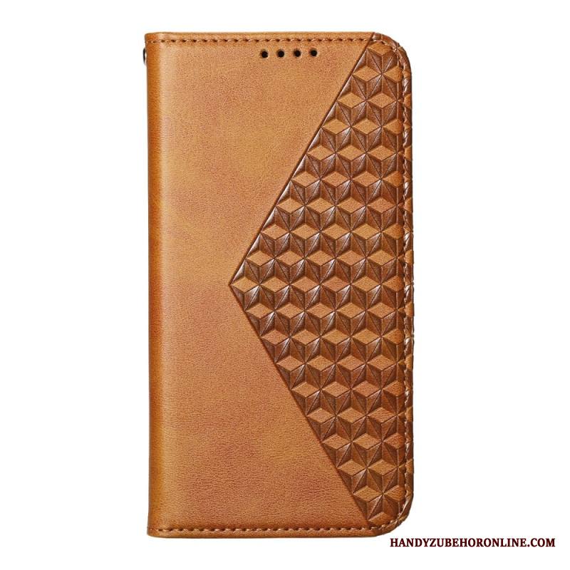 Nahkakotelo Xiaomi Redmi Note 14 5g Timanttikuvio