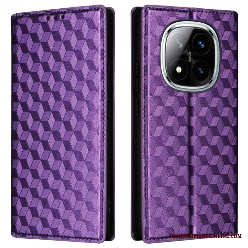 Nahkakotelo Xiaomi Redmi Note 14 Pro 4g 3d-timantit