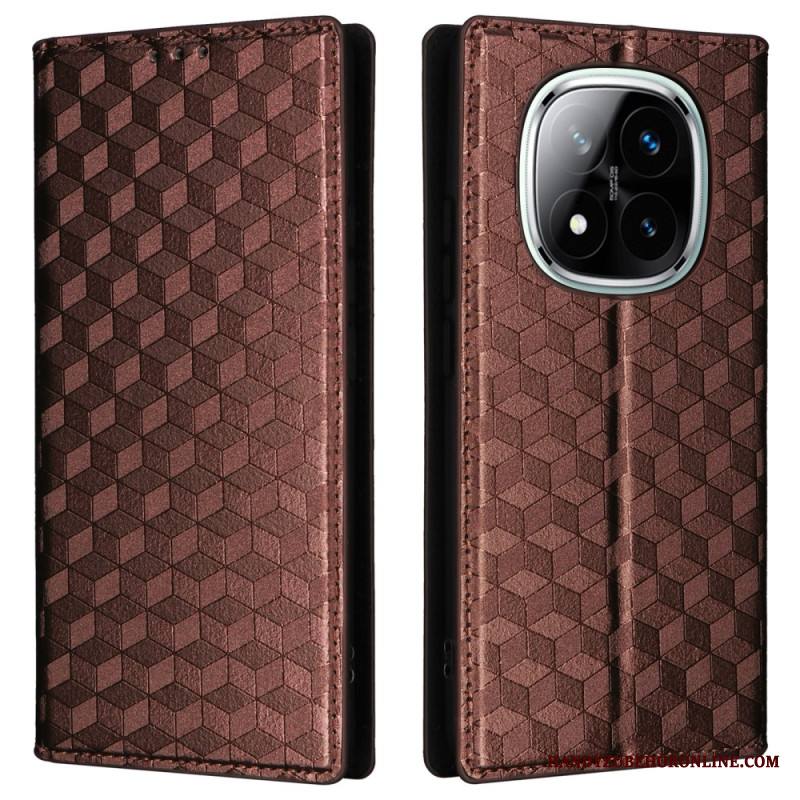 Nahkakotelo Xiaomi Redmi Note 14 Pro 4g 3d-timantit