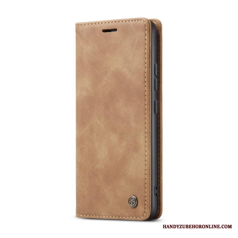 Nahkakotelo Xiaomi Redmi Note 14 Pro 5g Caseme-mokkanahkakuvio