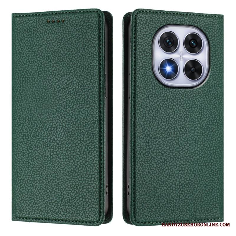 Nahkakotelo Xiaomi Redmi Note 14 Pro 5g Teksturoitu Rfid Suojakuori