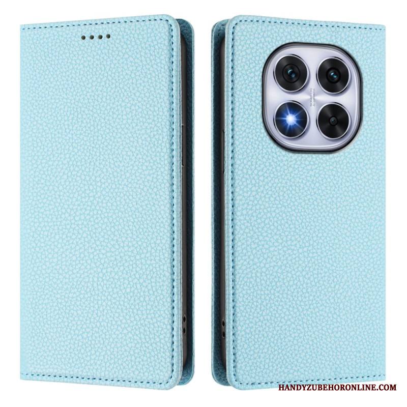 Nahkakotelo Xiaomi Redmi Note 14 Pro 5g Teksturoitu Rfid Suojakuori